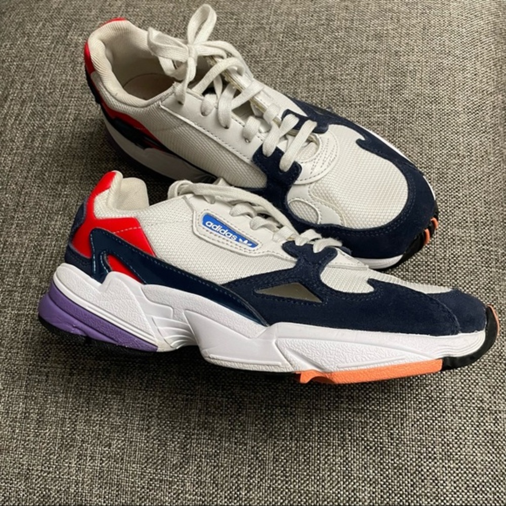 Adidas Falcon Retro Sneakers Size 7 - Picture 8 of 10